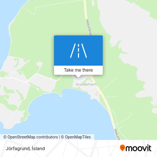 Jörfagrund map