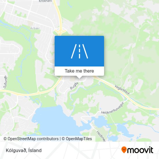Kólguvað map