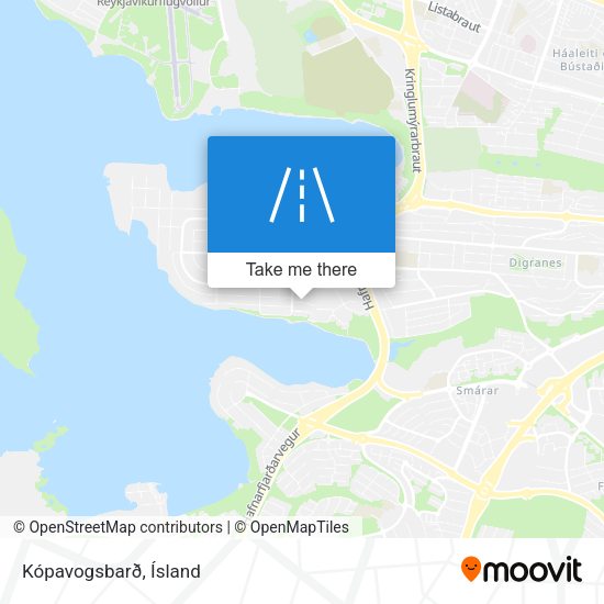 Kópavogsbarð map