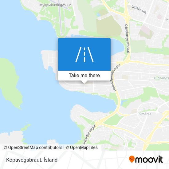 Kópavogsbraut map