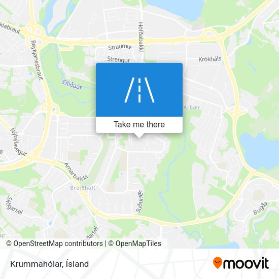 Krummahólar map