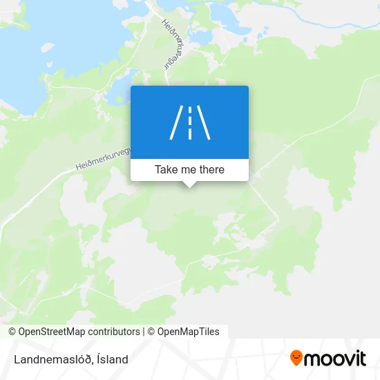 Landnemaslóð map
