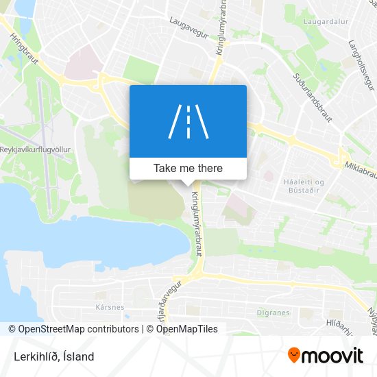 Lerkihlíð map