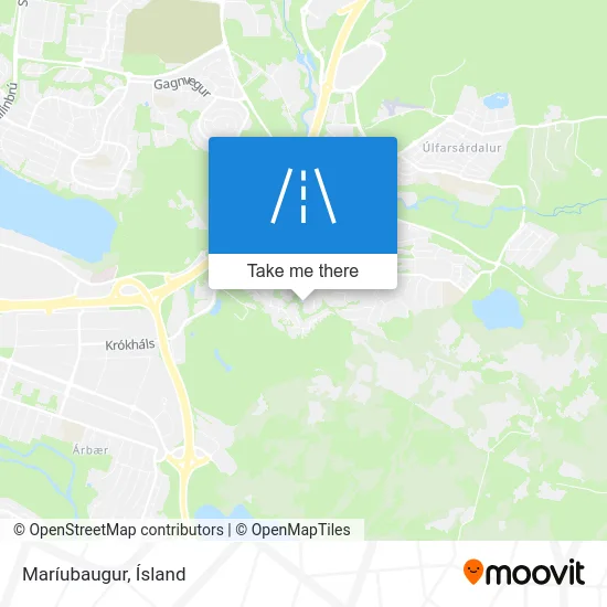 Maríubaugur map