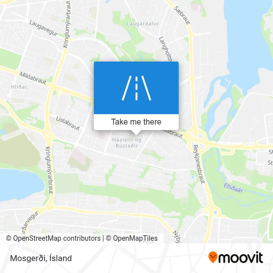 Mosgerði map