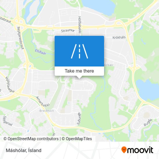 Máshólar map