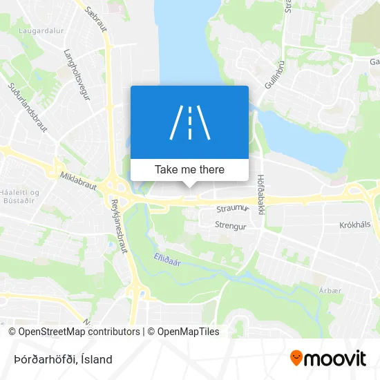 Þórðarhöfði map