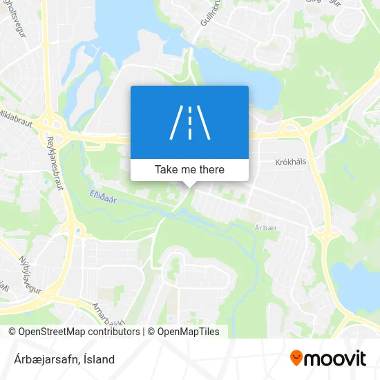 Árbæjarsafn map