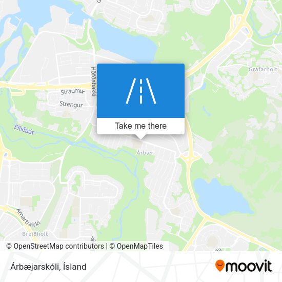 Árbæjarskóli map