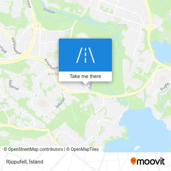 Rjúpufell map
