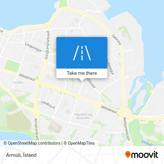 Ármúli map