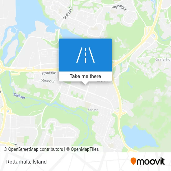 Réttarháls map