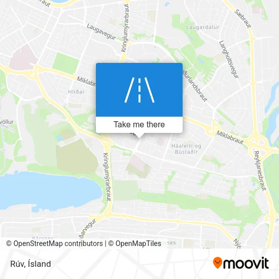 Rúv map