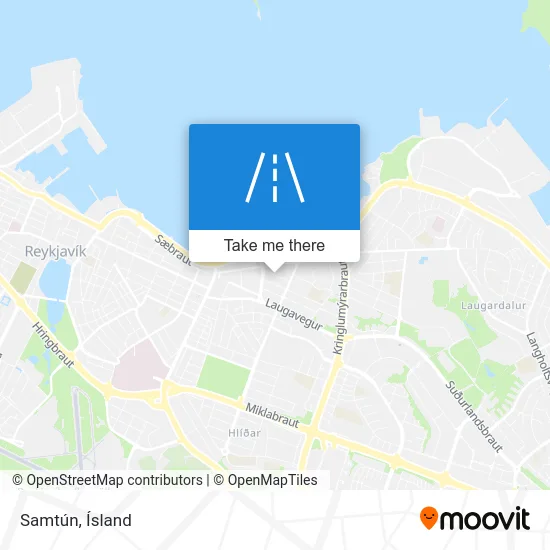 Samtún map