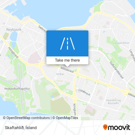 Skaftahlíð map