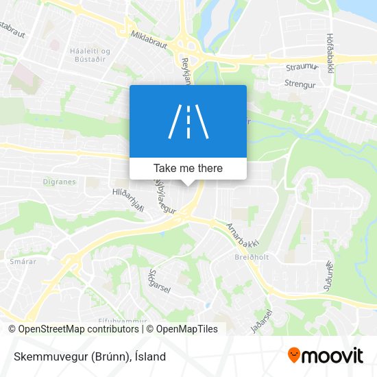Skemmuvegur (Brúnn) map