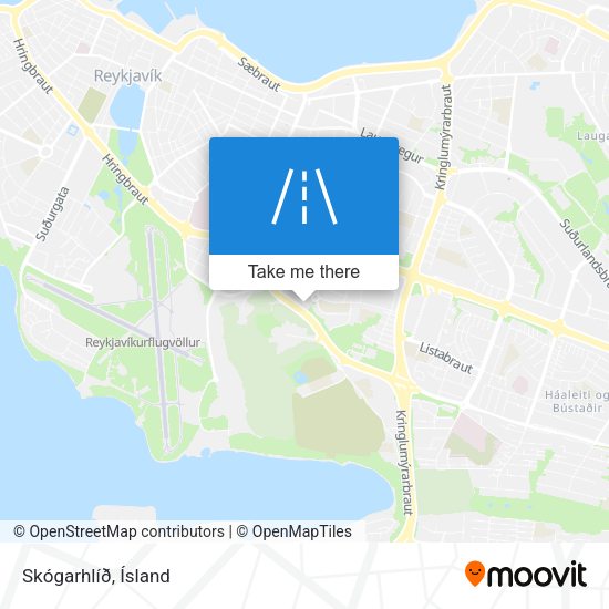 Skógarhlíð map