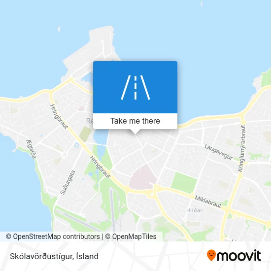 Skólavörðustígur map