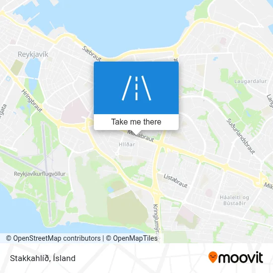 Stakkahlíð map