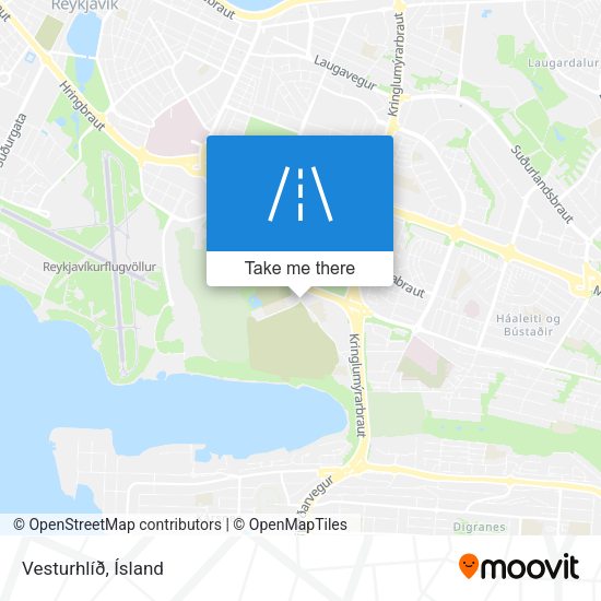 Vesturhlíð map