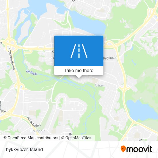 Þykkvibær map