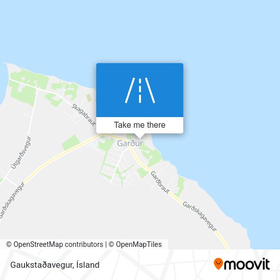 Gaukstaðavegur map