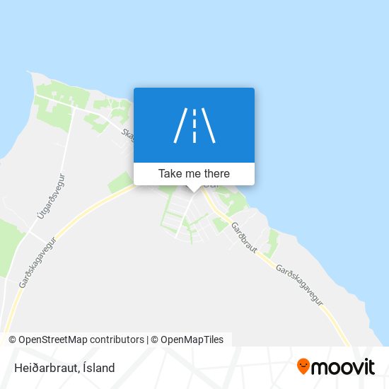 Heiðarbraut map