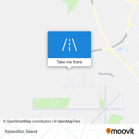 Kjóavöllur map