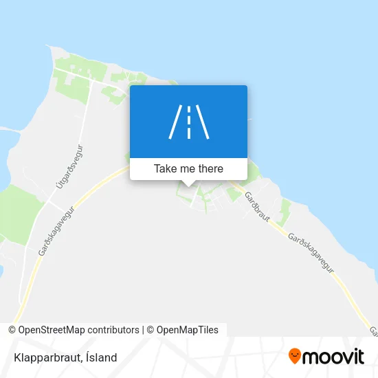Klapparbraut map