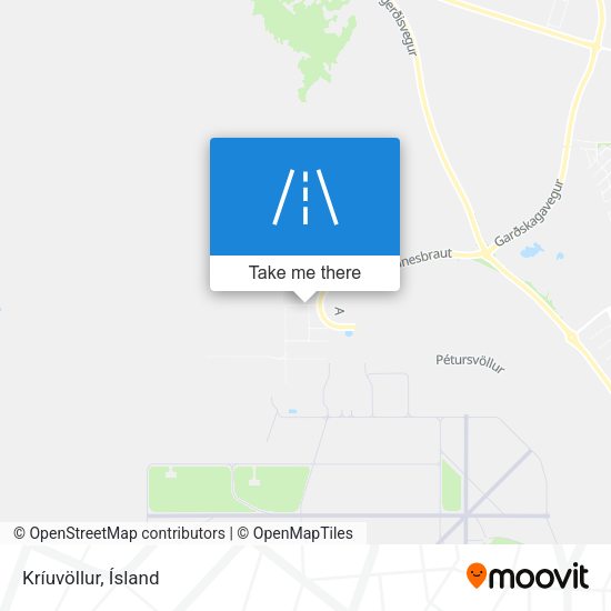 Kríuvöllur map