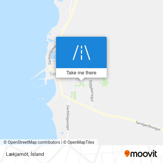 Lækjamót map