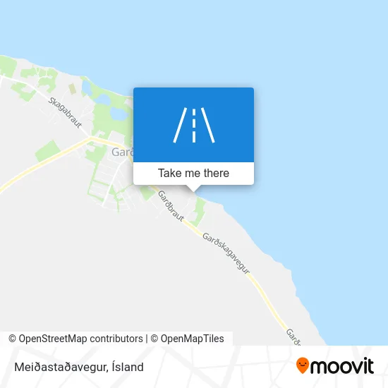 Meiðastaðavegur map