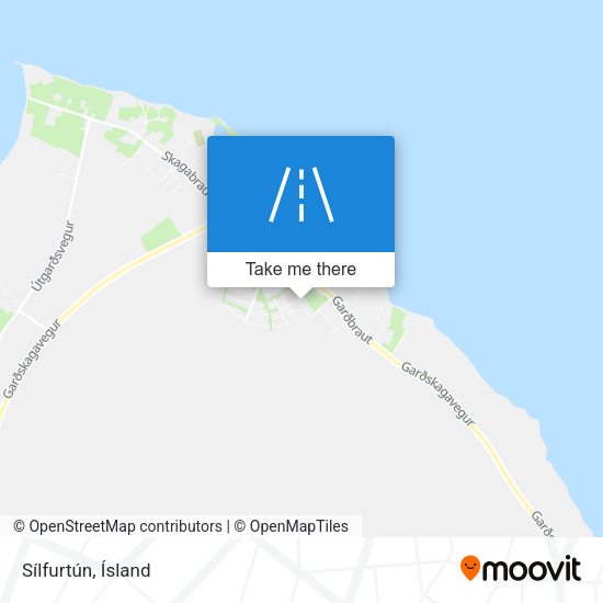 Sílfurtún map