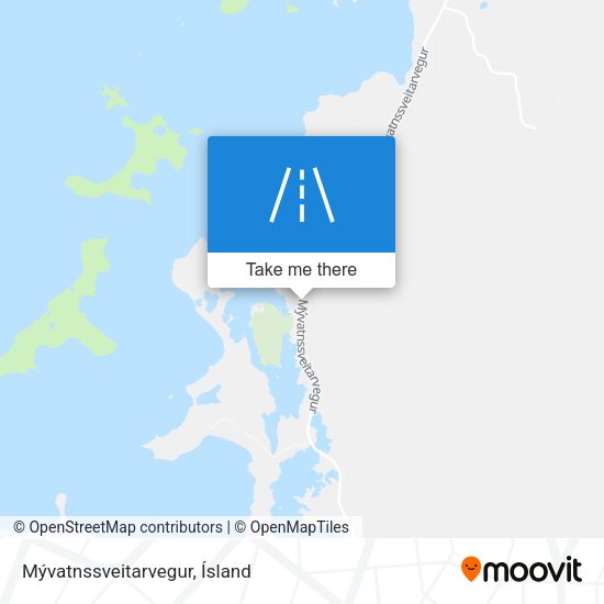 Mývatnssveitarvegur map