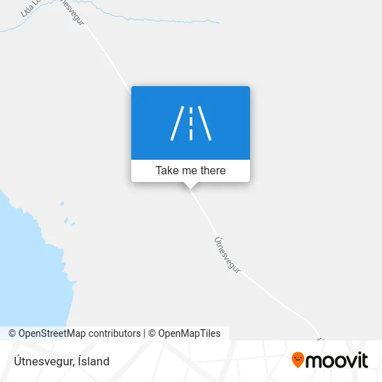 Útnesvegur map