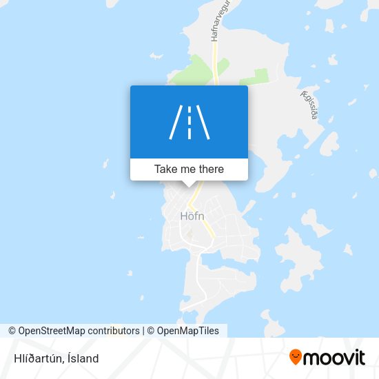 Hlíðartún map