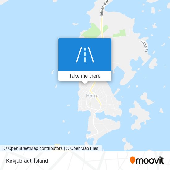 Kirkjubraut map