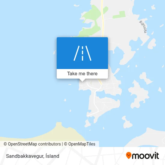 Sandbakkavegur map