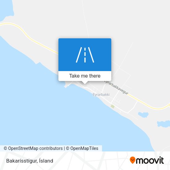 Bakarísstígur map