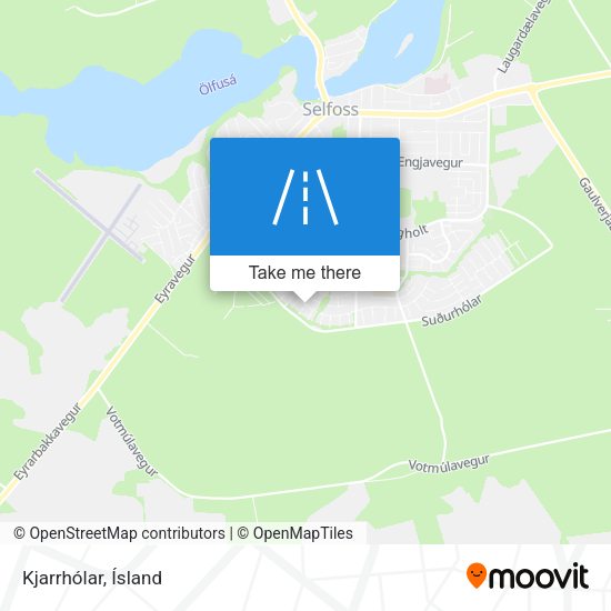 Kjarrhólar map