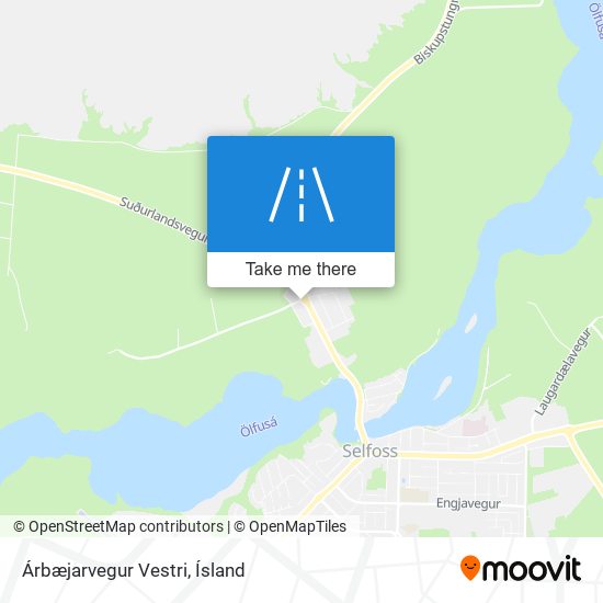 Árbæjarvegur Vestri map