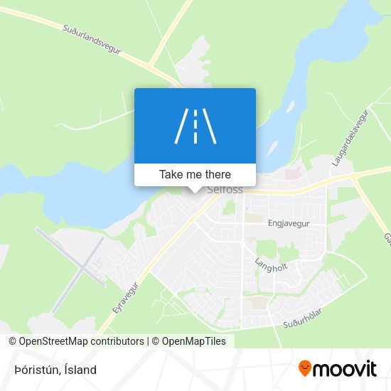 Þóristún map