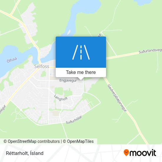 Réttarholt map