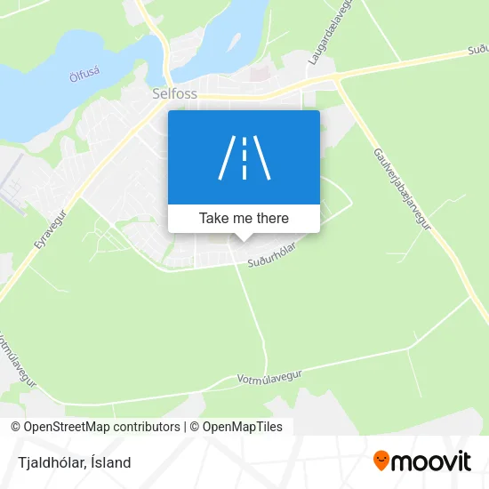 Tjaldhólar map