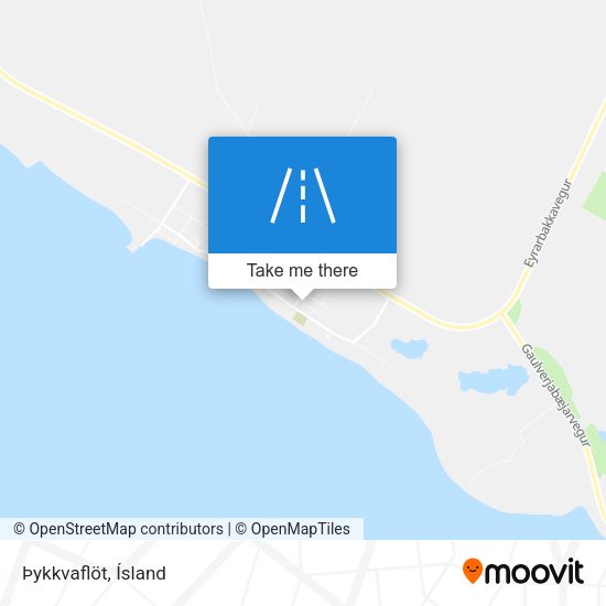 Þykkvaflöt map