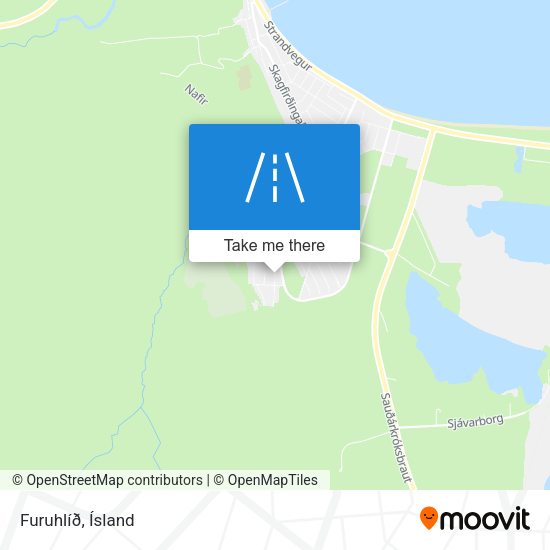 Furuhlíð map