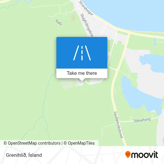 Grenihlíð map