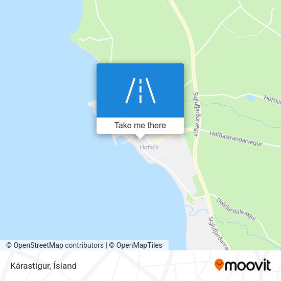 Kárastígur map