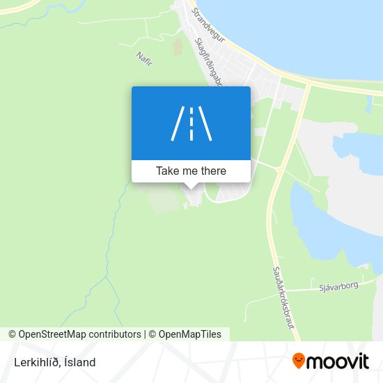 Lerkihlíð map