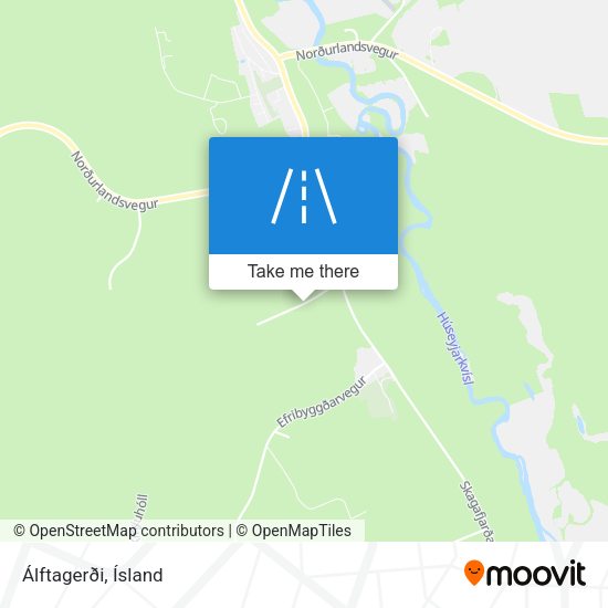Álftagerði map